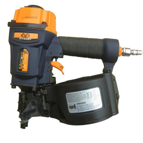 CN55 Pallet Air Forced Roofing Nail Gun Coil Nailer with Strong Capacity 290*132*283mm