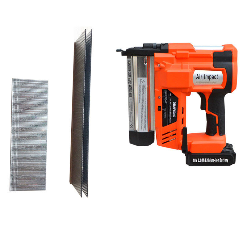 Industrial Grade 18V Li-ion Battery Cordless Nailer Stapler 2 in 1 Customized Support