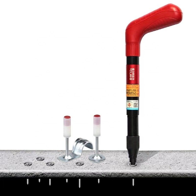 Customizable Steel and Concrete Fastening Tool Powerful Firing Nail Gun in Black Color