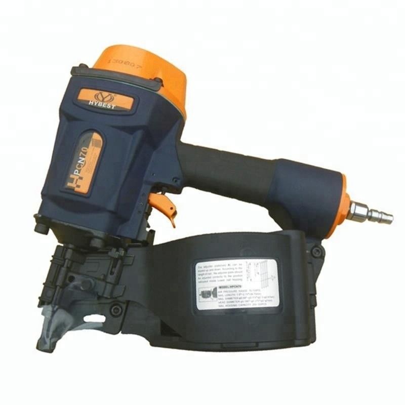 Boost Productivity with HPCN70 Pneumatic Pallet Coil Nailer and Stacker 250-350 Nails