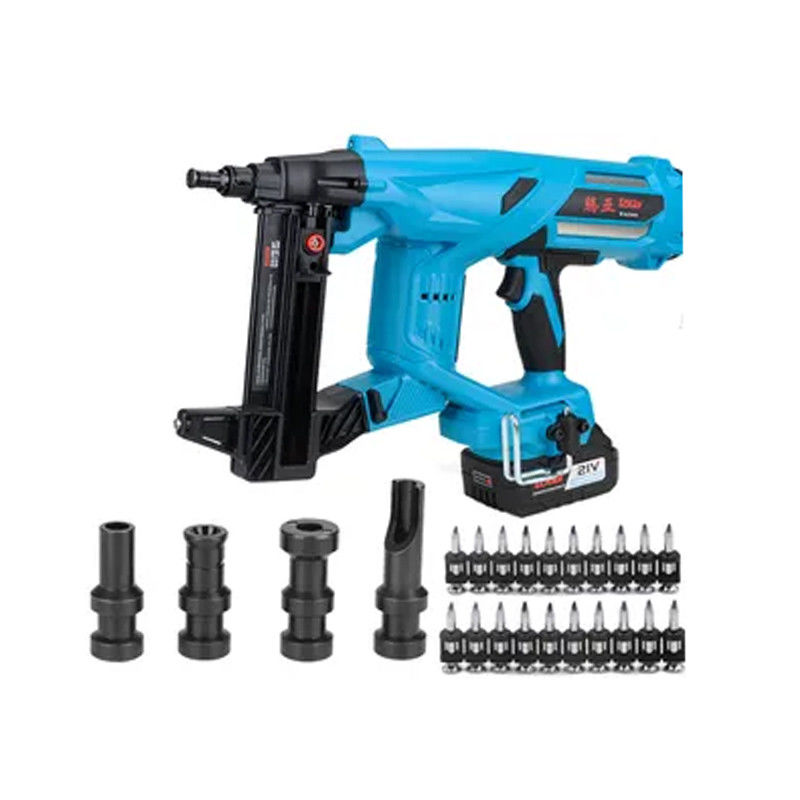 Toua DCCN40 Lithium Electric Cordless Steel Nail Gun for Hydropower Installation 21V/4.0Ah
