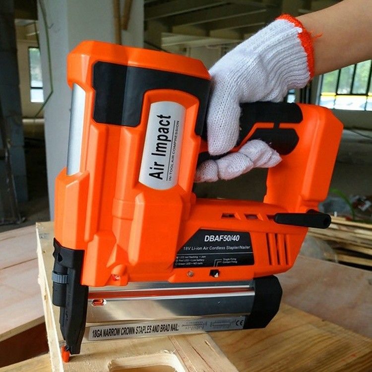 2 in 1 Cordless Nail Gun Staple Gun Max Magazine Capacity for Industrial Applications