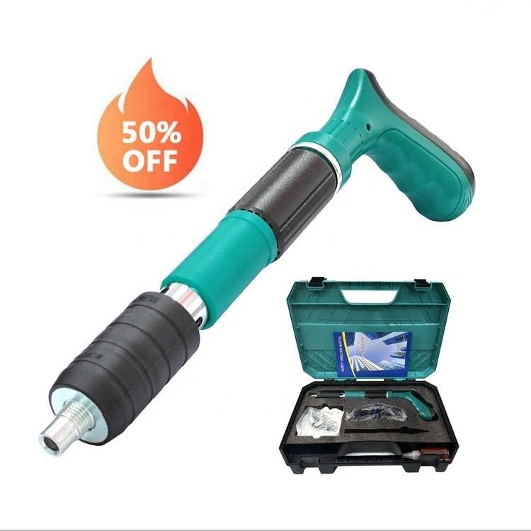 Blue Mini Nail Gun Set 5 Gear Power Adjustable for Industrial 50% off Sale Direct