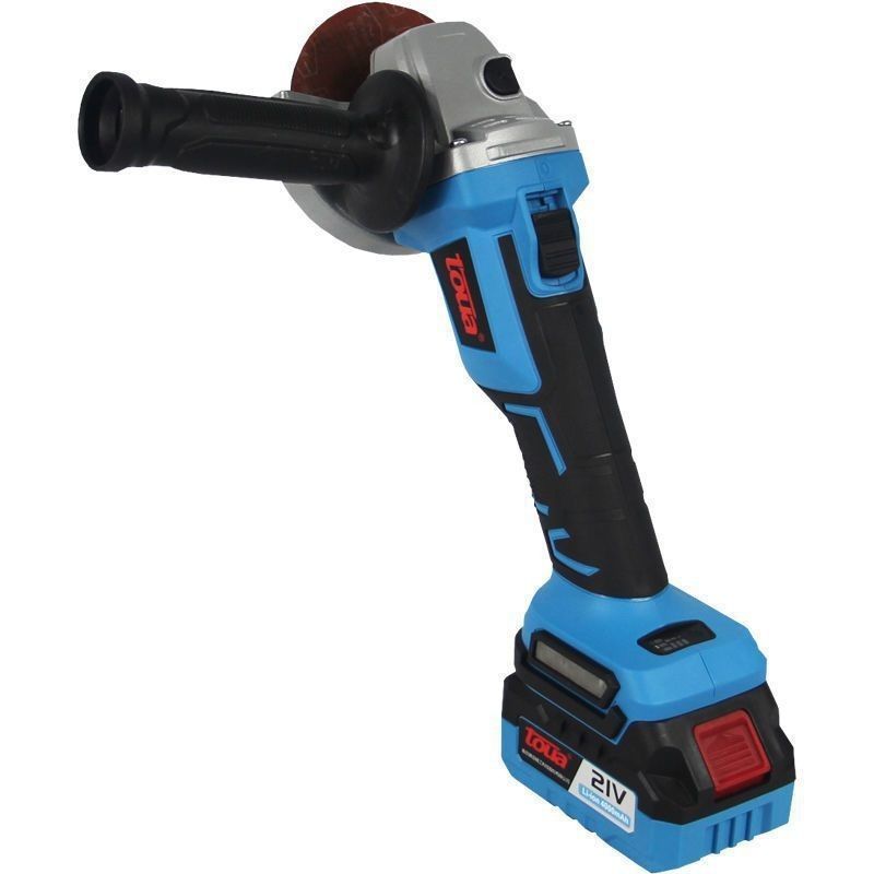 Max Motor Speed 8500RPM Rechargeable 21V Brushless Angle Grinder for Cutting and Polishing