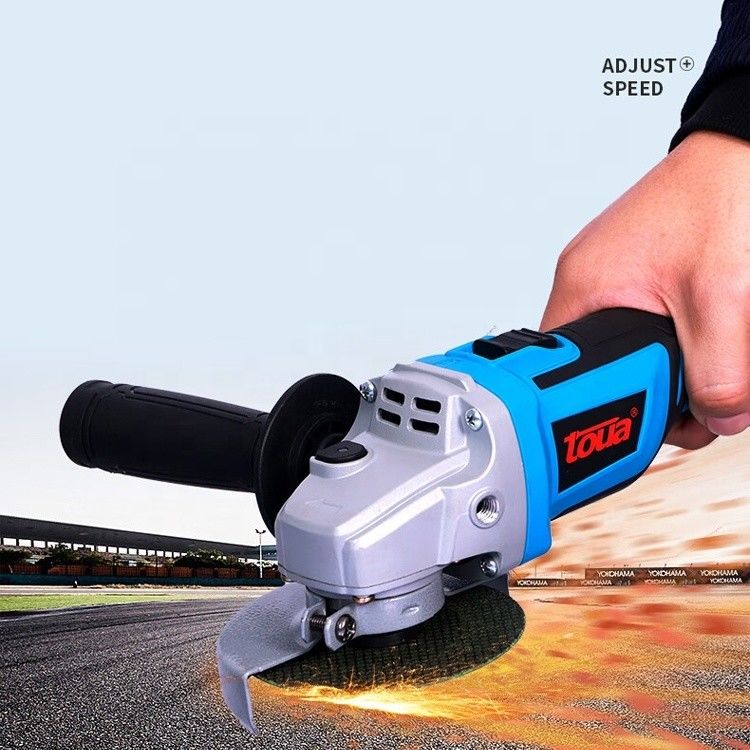 21V Portable Mini Angle Grinder with Brushless Motor and Variable Speed Battery Powered