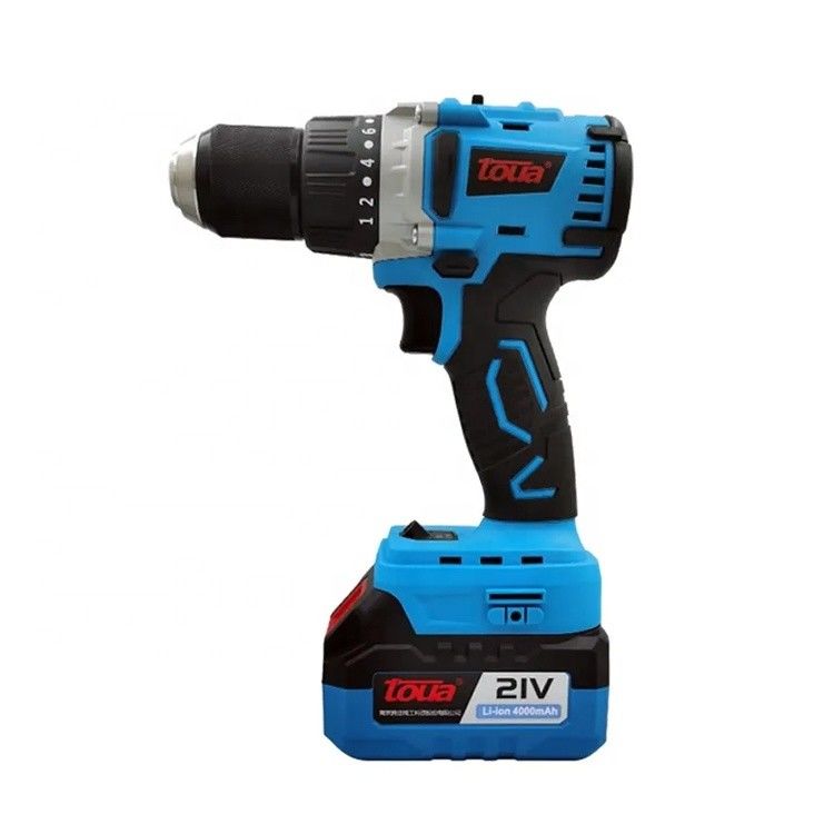 110v 220v Cordless Electric Drill with Variable Speed Motor and Brushed Battery