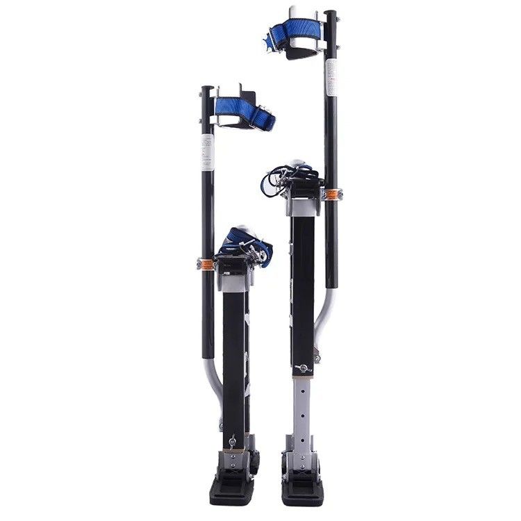 Adjustable Aluminum Tool Stilt Painting or Cleaning with Aluminum Alloy and Black hardware