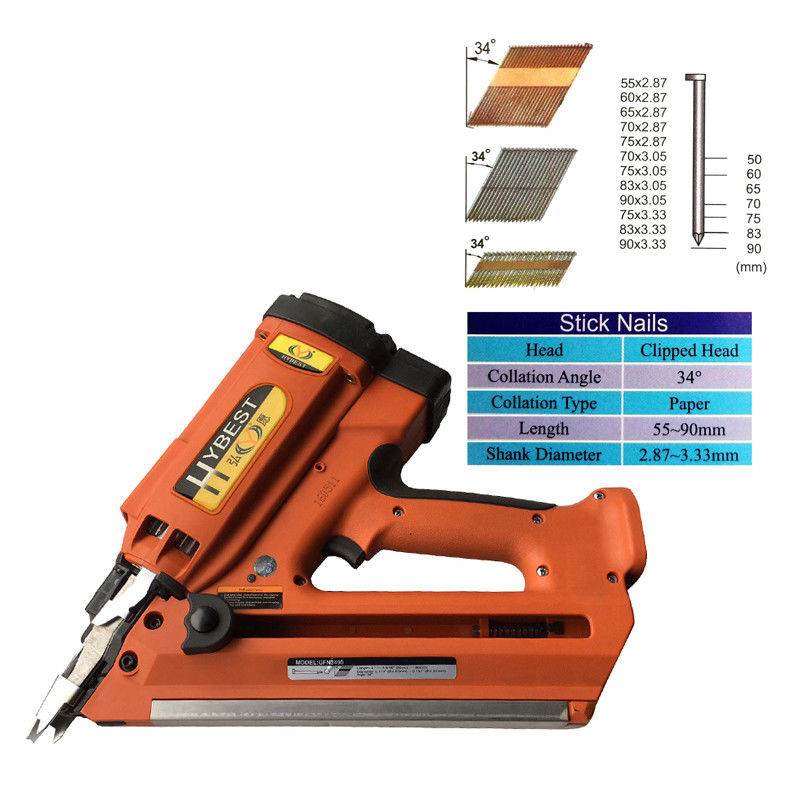 Precision and Convenience with Cordless Framing Wood Nail Gun Max Length 2 1/2IN