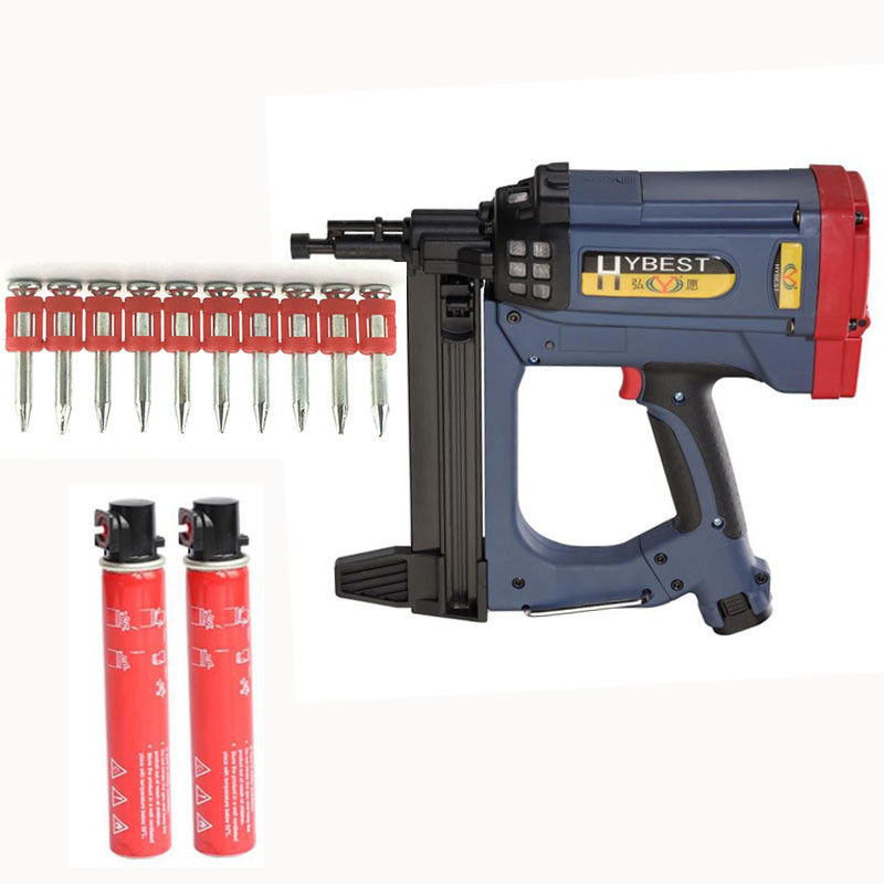 120V/60HZ Speedy and Portable 40A Impulse Battery Powered Nail Gun in Plastic Case
