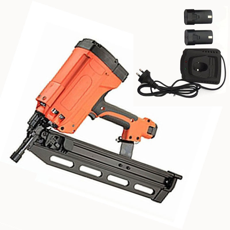 2in Min Nail Length GFN2190A Li-ion Cordless Framing Timber Nailer 1500 Nails Fuel Cell Rod