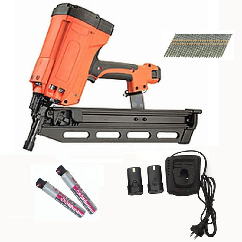 Powerful Heavy-Duty Gas-Powered Lithium Framing Nailer Gun 7.93 lbs 3.6kgs 404*394*110mm