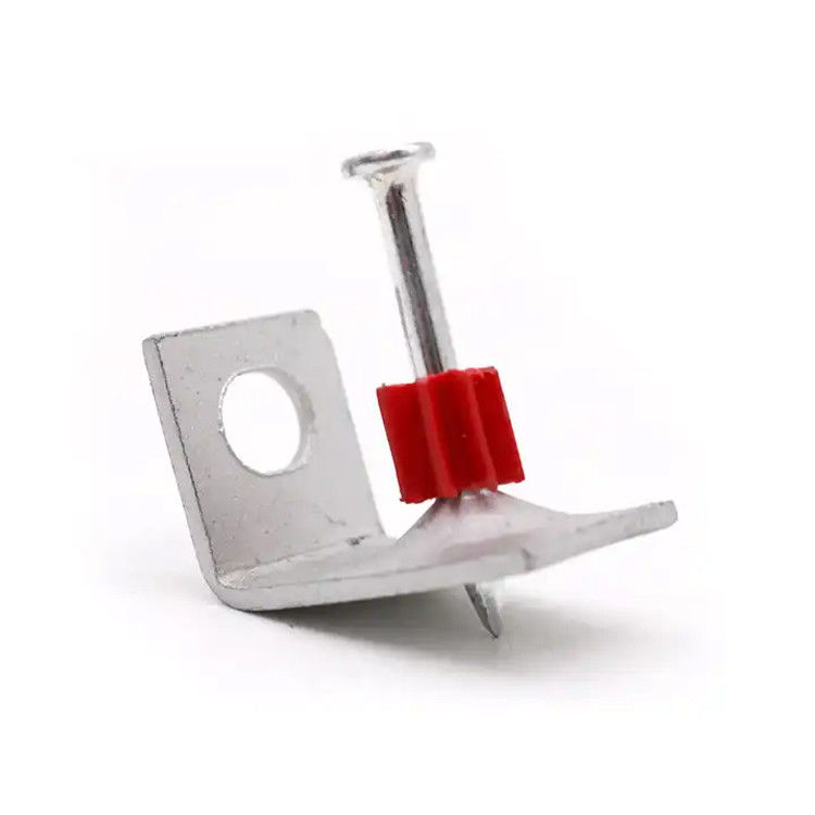Electro Galvanized Powder Actuated Nail Gun with 90 Degree Washer and 25mm Shank Length