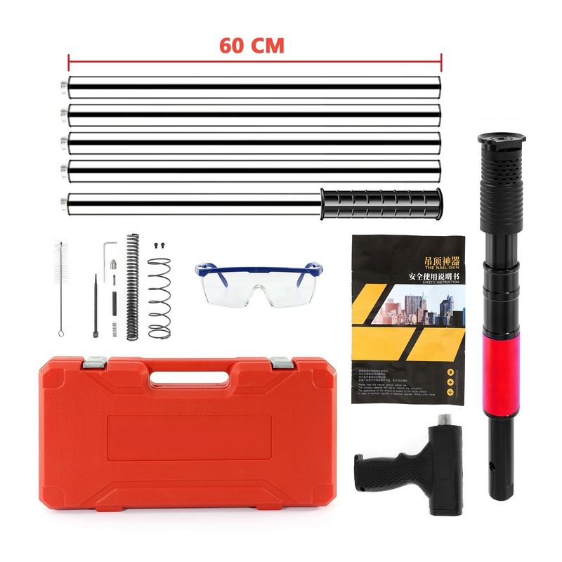Construction Ceiling Tools Actuated Ceiling Gun with None Voltage and Ceiling Nails Type