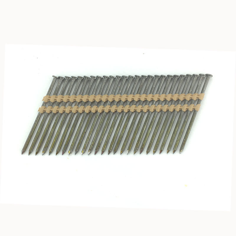 2.87-3.3mm Head Diameter 21 Angled Strip Plastic Collated Nails with GB Standard