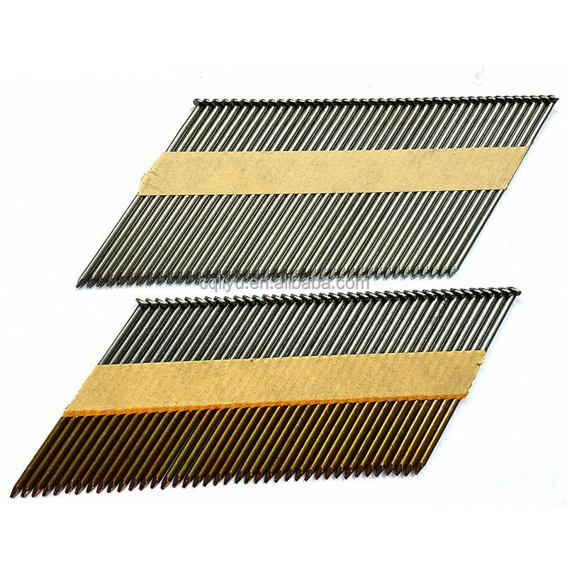34 Degree Paper Collated Framing Stick Nails Paper Stick Drive Pins Hardware Fasteners 7.0mm Head Dia