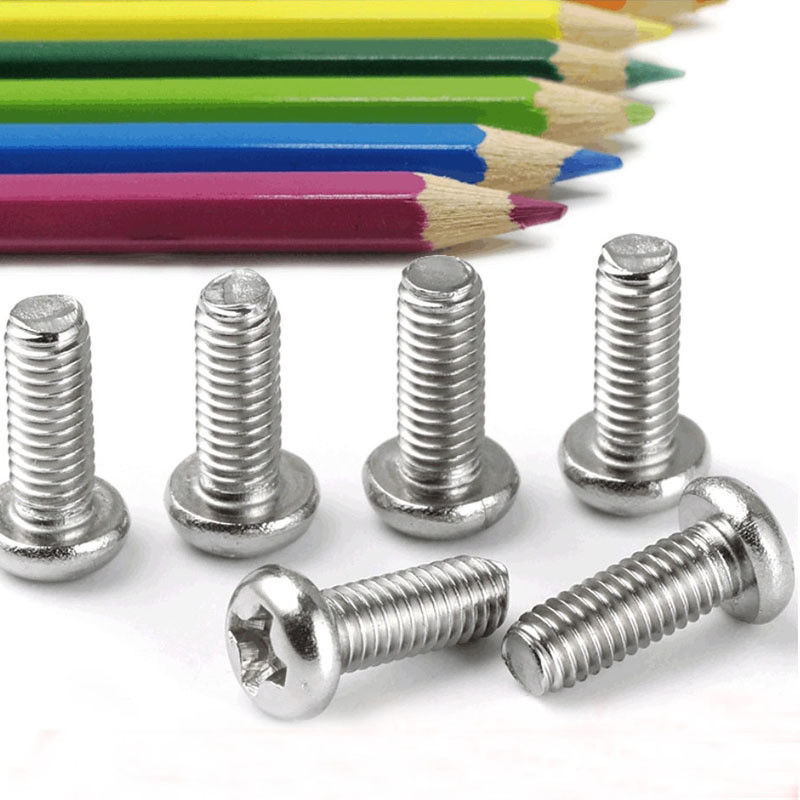 ISO Standard ZINC Finish High Quantity Stainless Steel 304 Cross Round Head Pan Cutting Machine Screw