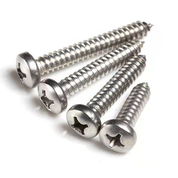 ISO Standard Pan Head Self Drilling Screws in 304 Stainless Steel with Phillips Driver