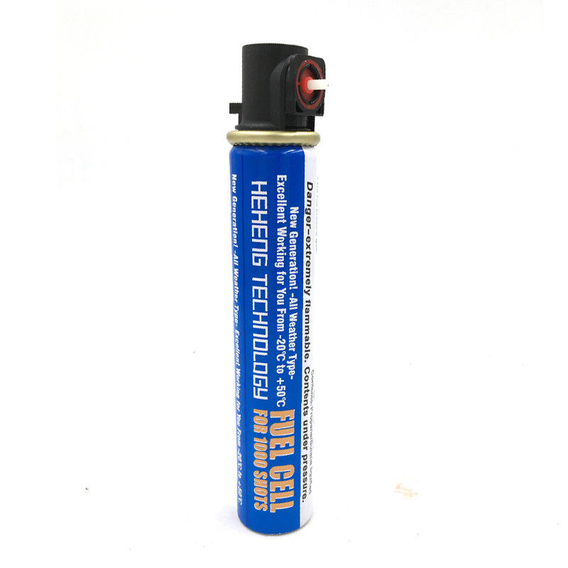 OEM Accepted Nail Gun Gas Cylinder 165mm 154mm Fuel Cell for Gas Nailer