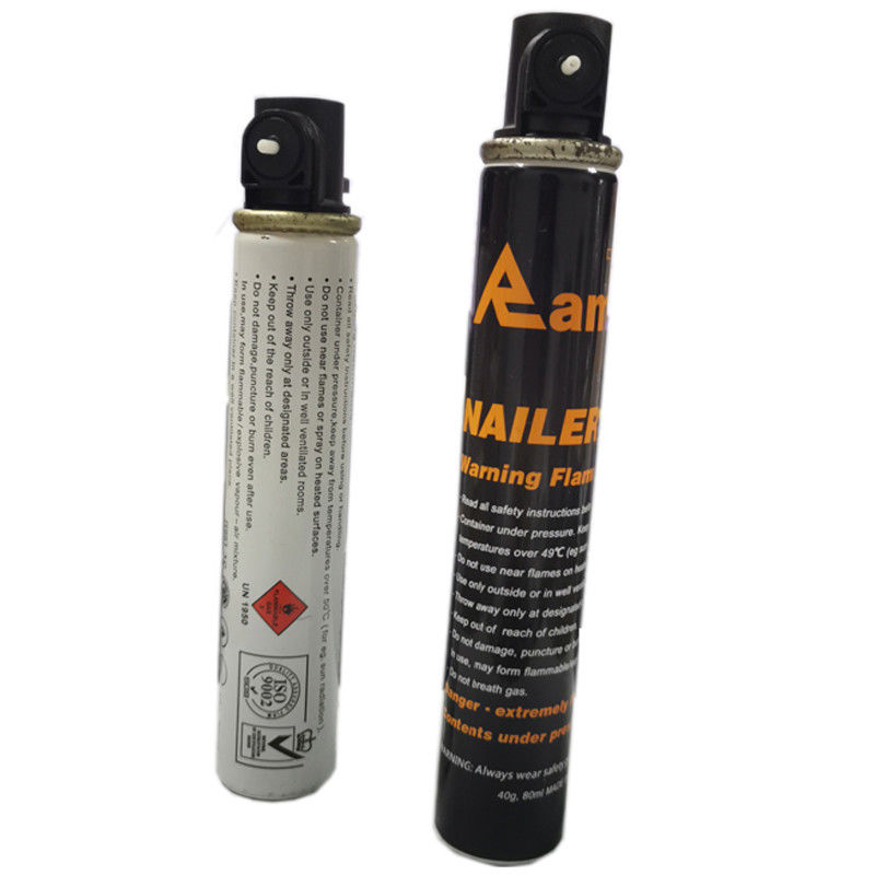 1000 Shots Qty Propane Nailer Gas Fuel Cell with 38g/75ml Capacity and Customized Design