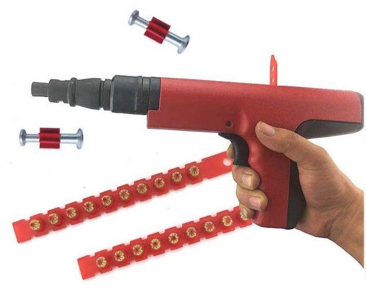 Portable Semiautomatic Manual Durable 10 Shot Power Nail Gun with 120V/60HZ Voltage
