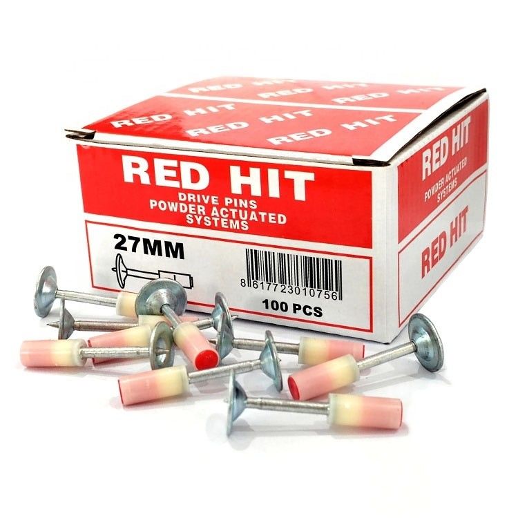 Metal Washer Dia. 15.6mm 27mm Mini Ceiling Nails for Fast Concrete Wall Fixing Device
