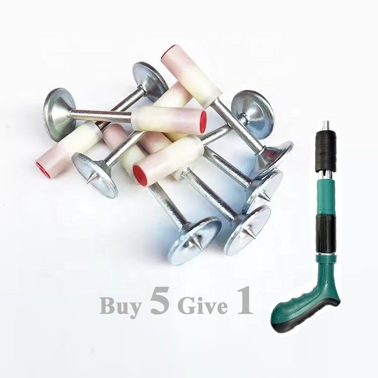 27mm Head Dia. 7.3mm Double Base Mini Ceiling Round Nails 4000PCS per Carton 5 for 1
