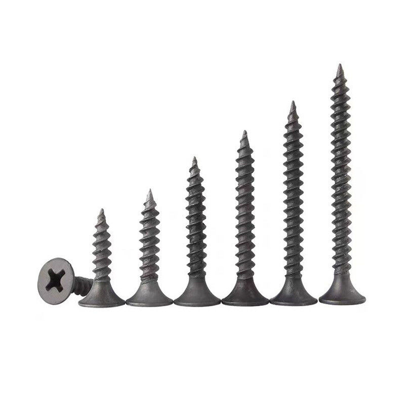 Drywall Screw Black Phosphate Coarse Fine Thread Bugle Phillips Head Andika Gypsum Screw Kuwait