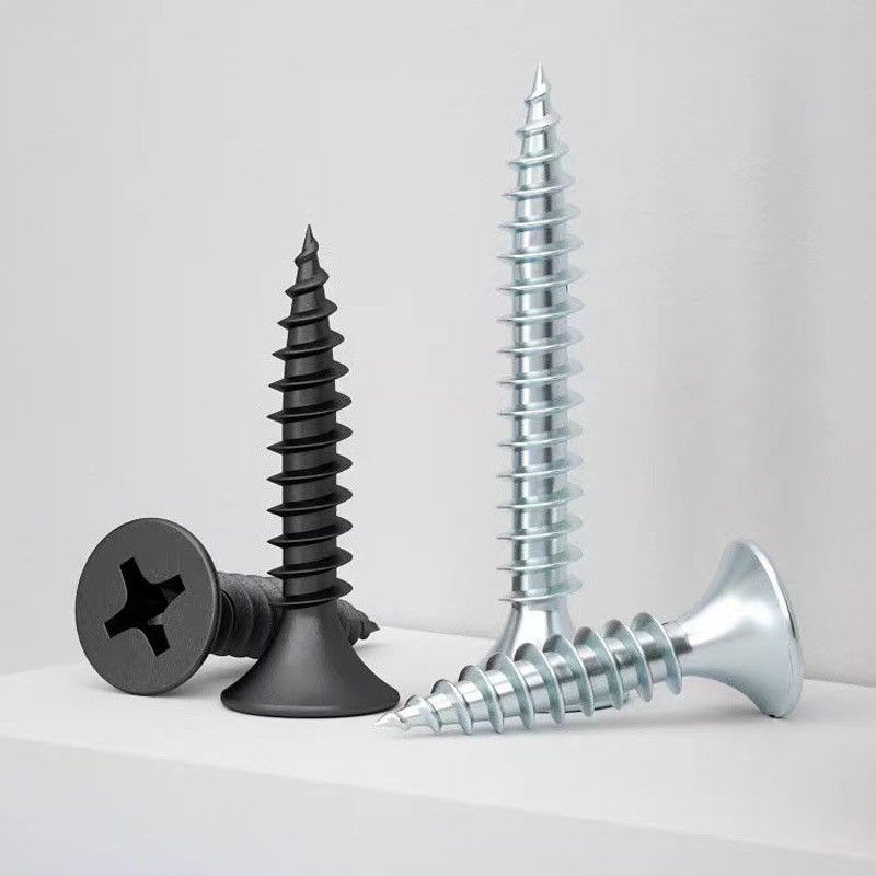 Black Gray Phosphated Fine Thread Self Tapping Drywall Screw for Drywall Installation