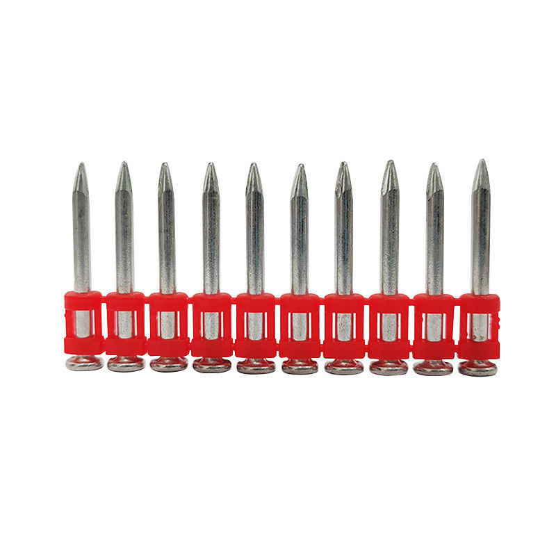 2.6/3.0*22/25/27/32/38mm Fluted Drive Pins for Russia Market Steel Concrete Nails Flat Head