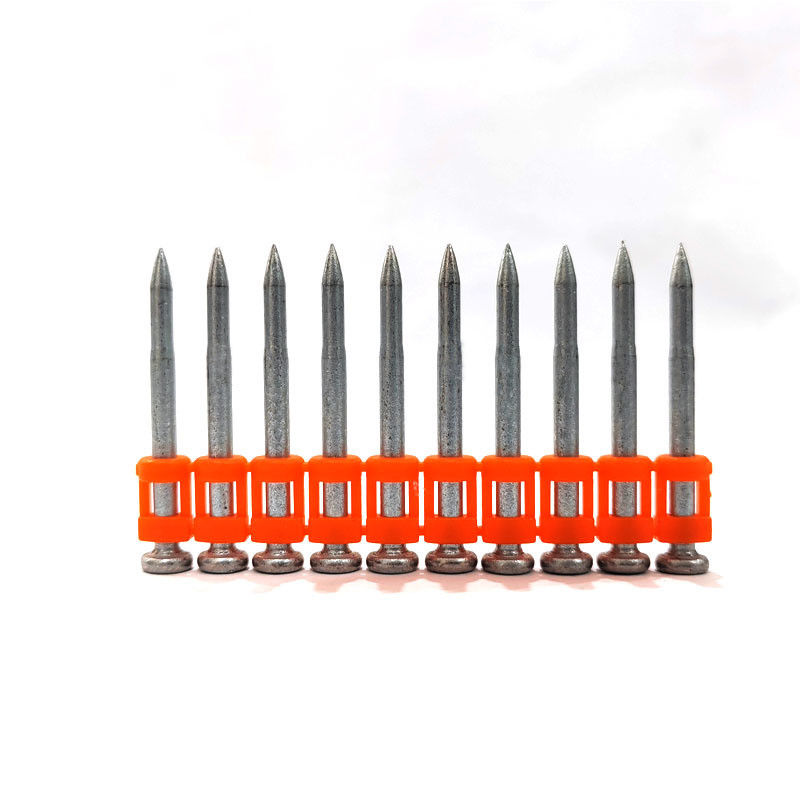 HC6 3.0*22/25/27/32/38mm Galvanized Concrete Nails with Step Shank and Bullet Point