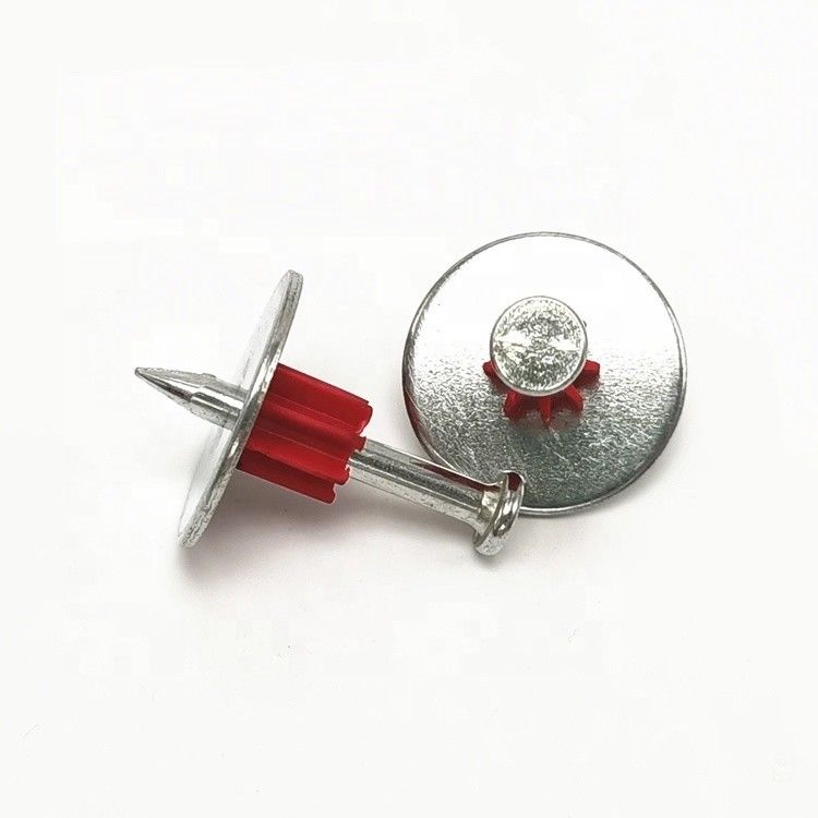 Smooth Shank .300 Head Drive Pins with 25mm Metal Washer Powder Actuated Nail Fastening System