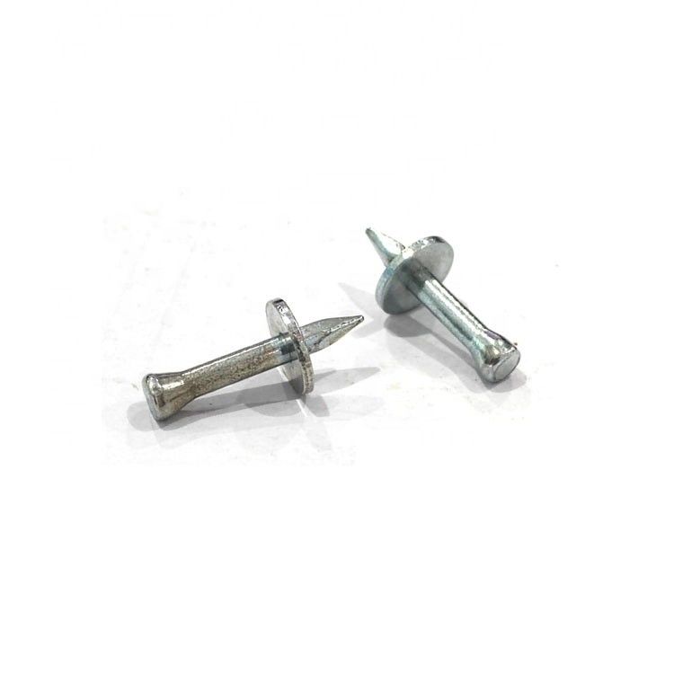 Smooth Shank Mini Hammer Drive Pin MK19 with 4mm Head Dia. and 8.5mm Metal Washer