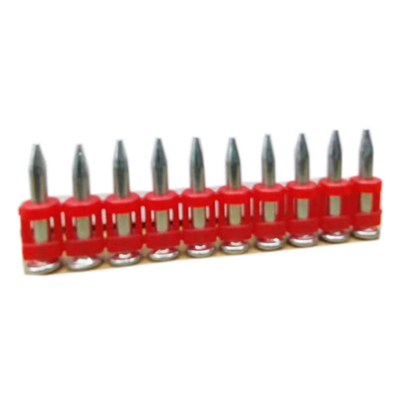 6.3mm Flat Head Gas Concrete Nails Plastic Strip Fasteners for Construction Materials
