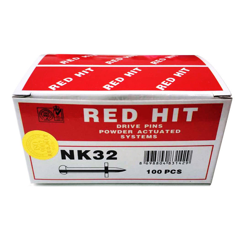 3.7mm Shake Dia. NK32 Shooting Nail Drive Pin with Metal Washer 12mm Integration