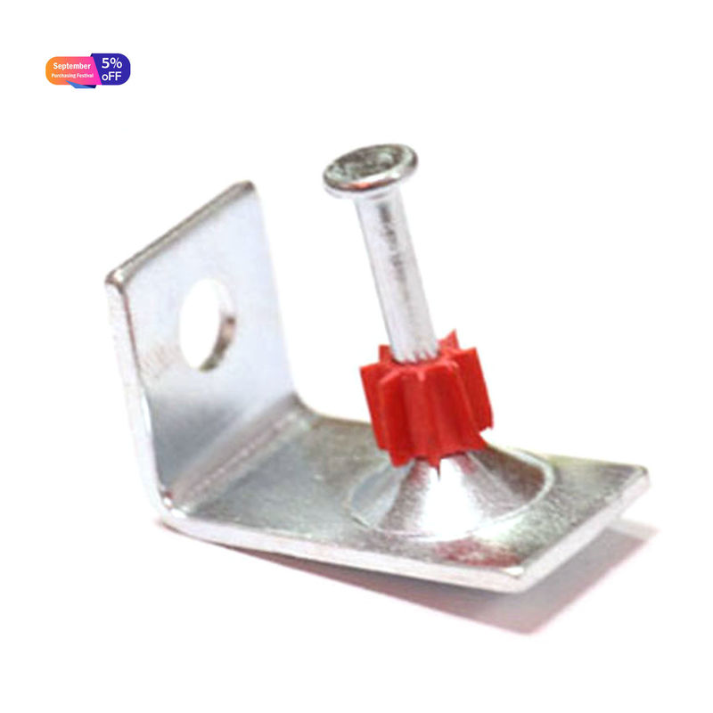 Flute Top Hat and Right Angle Ceiling Clip PK32 Head Drive Pin .300 Shank Diameter
